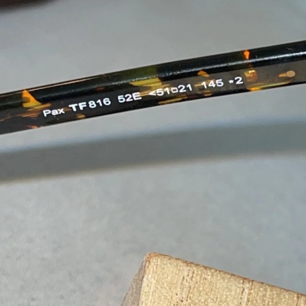 Men Sunglasses Tom Ford FT 0816 Pax 52E Shiny Dark Havana Brown Lenses AUTHENTIC - Picture 6 of 16